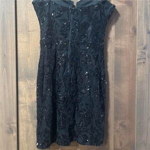Black Sequence Dress, Size Small